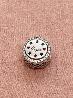 Pandora Vegas Player Double Sided Las Vegas Charm Poker Suits